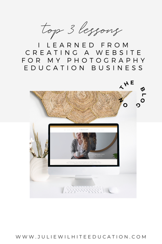 Top 3 lessons I learned from creating a website